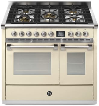 Steel Cucine Ascot Series AQY10SF4MCRN - 40 Inch Freestanding Dual Fuel Range