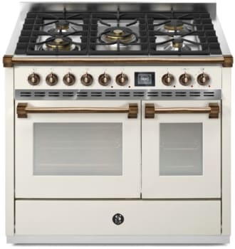 Steel Cucine Ascot Series AQY10SF4MNAB - 40 Inch Freestanding Dual Fuel Range
