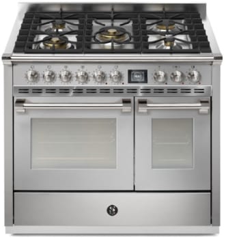 Steel Cucine Ascot Series AQY10SF4MSSN - 40 Inch Freestanding Dual Fuel Range
