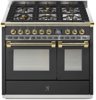 Steel Cucine Ascot Series AQY10SF6WANO - 40 Inch Freestanding Dual Fuel Range