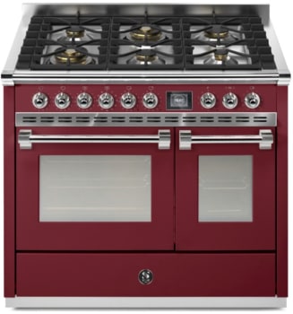 Steel Cucine Ascot Series AQY10SF6WBRC - 40 Inch Freestanding Dual Fuel Range