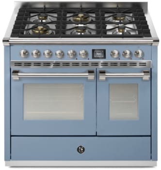 Steel Cucine Ascot Series AQY10SF6WCEN - 40 Inch Freestanding Dual Fuel Range