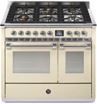 Steel Cucine Ascot Series AQY10SF6WCRC - 40 Inch Freestanding Dual Fuel Range