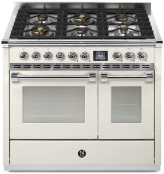 Steel Cucine Ascot Series AQY10SF6WNAC - 40 Inch Freestanding Dual Fuel Range