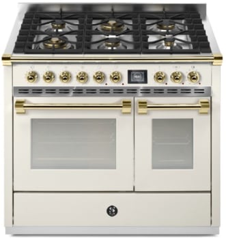 Steel Cucine Ascot Series AQY10SF6WNAO - 40 Inch Freestanding Dual Fuel Range