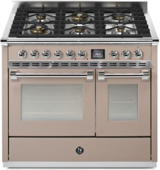 Steel Cucine Ascot Series AQY10SF6WSAC - 40 Inch Freestanding Dual Fuel Range