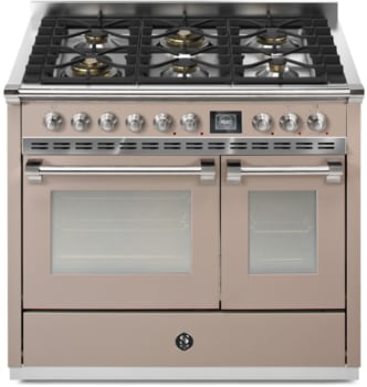 Steel Cucine Ascot Series AQY10SF6WSAN - 40 Inch Freestanding Dual Fuel Range