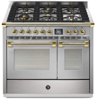 Steel Cucine Ascot Series AQY10SF6WSSO - 40 Inch Freestanding Dual Fuel Range