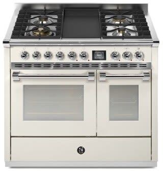 Steel Cucine Ascot Series AQY10SF4TNAC - 40 Inch Freestanding Dual Fuel Range