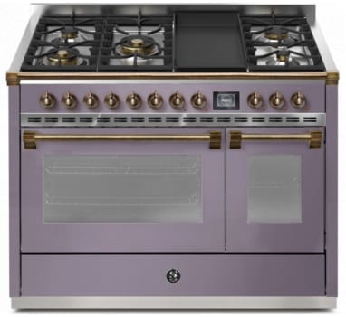 Steel Cucine Ascot Series AQY12SF4TMAAB - 48 Inch Freestanding Dual Fuel Range