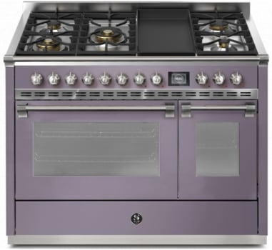 Steel Cucine Ascot Series AQY12SF4TMAAN - 48 Inch Freestanding Dual Fuel Range