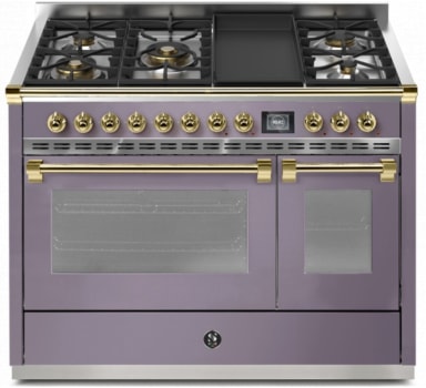 Steel Cucine Ascot Series AQY12SF4TMAAO - 48 Inch Freestanding Dual Fuel Range