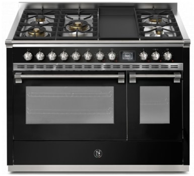 Steel Cucine Ascot Series AQY12SF4TMBAN - 48 Inch Freestanding Dual Fuel Range