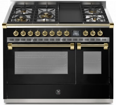 Steel Cucine Ascot Series AQY12SF4TMBAO - 48 Inch Freestanding Dual Fuel Range