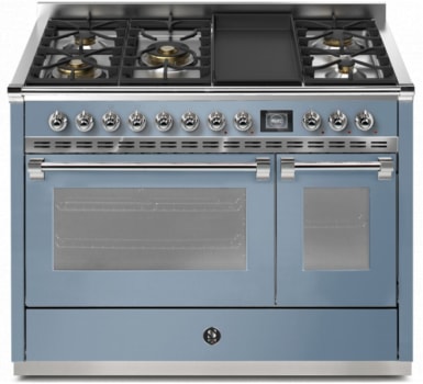 Steel Cucine Ascot Series AQY12SF4TMCEC - 48 Inch Freestanding Dual Fuel Range