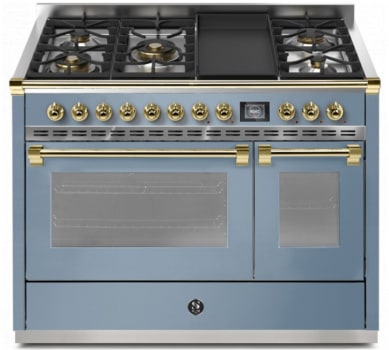 Steel Cucine Ascot Series AQY12SF4TMCEO - 48 Inch Freestanding Dual Fuel Range