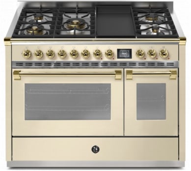 Steel Cucine Ascot Series AQY12SF4TMCRO - 48 Inch Freestanding Dual Fuel Range