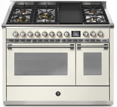 Steel Cucine Ascot Series AQY12SF4TMNAN - 48 Inch Freestanding Dual Fuel Range