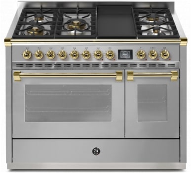 Steel Cucine Ascot Series AQY12SF4TMSSO - 48 Inch Freestanding Dual Fuel Range