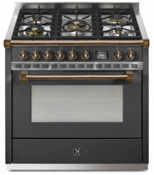Steel Cucine Ascot Series AQY9M4MANB - 36 Inch Freestanding Gas Range