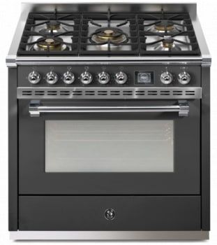 Steel Cucine Ascot Series AQY9M4MANC - 36 Inch Freestanding Gas Range