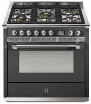 Steel Cucine Ascot Series AQY9M4MANN - 36 Inch Freestanding Gas Range
