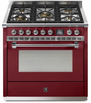 Steel Cucine Ascot Series AQY9M4MBRC - 36 Inch Freestanding Gas Range