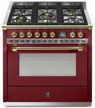 Steel Cucine Ascot Series AQY9M4MBRO - 36 Inch Freestanding Gas Range