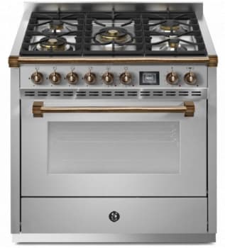 Steel Cucine Ascot Series AQY9M4MSSB - 36 Inch Freestanding Gas Range
