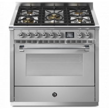 Steel Cucine Ascot Series AQY9M4MSSC - 36 Inch Freestanding Gas Range