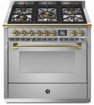 Steel Cucine Ascot Series AQY9M4MSSO - 36 Inch Freestanding Gas Range