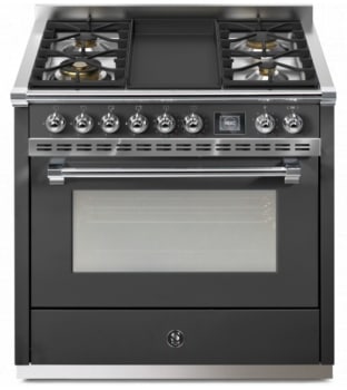 Steel Cucine Ascot Series AQY9M4TANC - 36 Inch Freestanding Gas Range