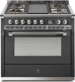 Steel Cucine Ascot Series AQY9M4TANN - 36 Inch Freestanding Gas Range