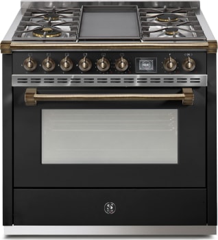 Steel Cucine Ascot Series AQY9M4TBAB - 36 Inch Freestanding Gas Range
