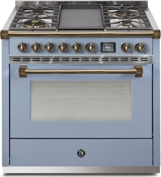 Steel Cucine Ascot Series AQY9M4TCEB - 36 Inch Freestanding Gas Range