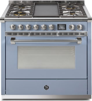 Steel Cucine Ascot Series AQY9M4TCEN - 36 Inch Freestanding Gas Range