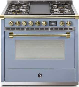 Steel Cucine Ascot Series AQY9M4TCEO - 36 Inch Freestanding Gas Range