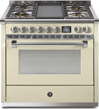 Steel Cucine Ascot Series AQY9M4TCRN - 36 Inch Freestanding Gas Range