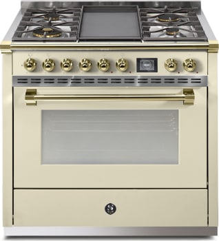 Steel Cucine Ascot Series AQY9M4TCRO - 36 Inch Freestanding Gas Range