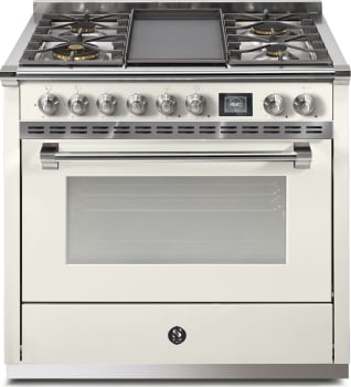 Steel Cucine Ascot Series AQY9M4TNAN - 36 Inch Freestanding Gas Range