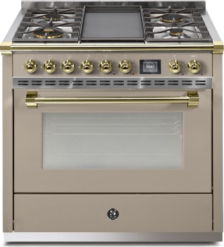 Steel Cucine Ascot Series AQY9M4TSAO - 36 Inch Freestanding Gas Range