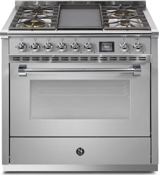 Steel Cucine Ascot Series AQY9M4TSSC - 36 Inch Freestanding Gas Range