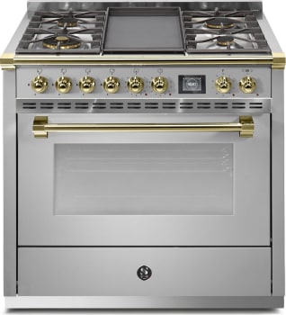 Steel Cucine Ascot Series AQY9M4TSSO - 36 Inch Freestanding Gas Range