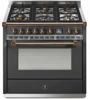 Steel Cucine Ascot Series AQY9M6WANB - 36 Inch Freestanding Gas Range