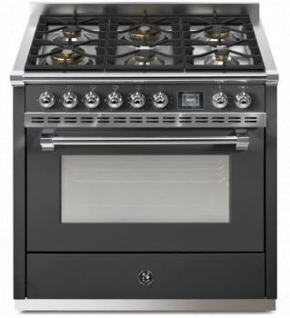 Steel Cucine Ascot Series AQY9M6WANC - 36 Inch Freestanding Gas Range