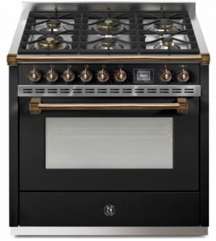 Steel Cucine Ascot Series AQY9M6WBAB - 36 Inch Freestanding Gas Range
