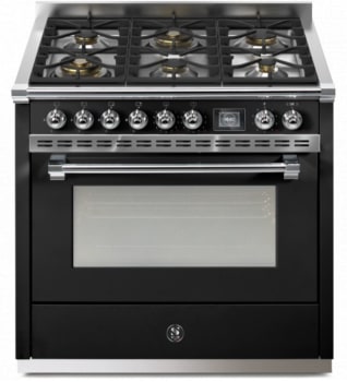 Steel Cucine Ascot Series AQY9M6WBAC - 36 Inch Freestanding Gas Range