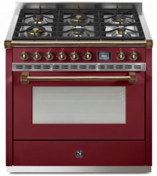Steel Cucine Ascot Series AQY9M6WBRB - 36 Inch Freestanding Gas Range
