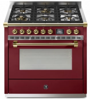 Steel Cucine Ascot Series AQY9M6WBRO - 36 Inch Freestanding Gas Range