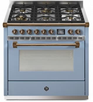 Steel Cucine Ascot Series AQY9M6WCEB - 36 Inch Freestanding Gas Range